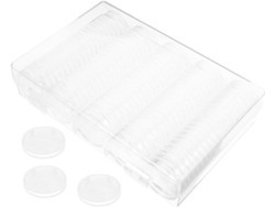 Caja De Almacenamiento Para Discos Redondos, Bandeja De Presentación, Protección Para Coleccionistas.