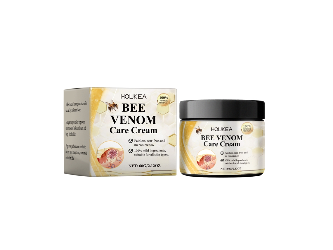 Crema para el cuidado de la piel con veneno de abeja