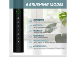 Escova de Dentes Elétrica JL-EIGHT X-2 Branco (45000 Rpm - 6 Modos - Recarregável)