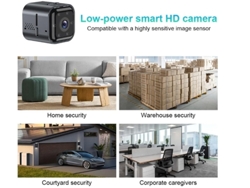 Mini Cámara Wifi Cámara Oculta Cámara De Seguridad Niñera 100 Días Batería En Espera Ai Detección De Movimiento Alertas Visión Nocturna YEMAESRE