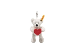 Llavero de peluche blanco Steiff Lotte de 12 cm Love