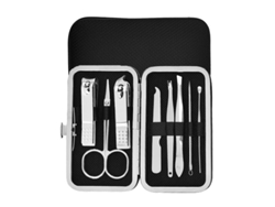 Set De Manicura 8 En 1, Herramientas Portátiles De Acero Inoxidable Para Uñas Y Rostro Para Mujer.