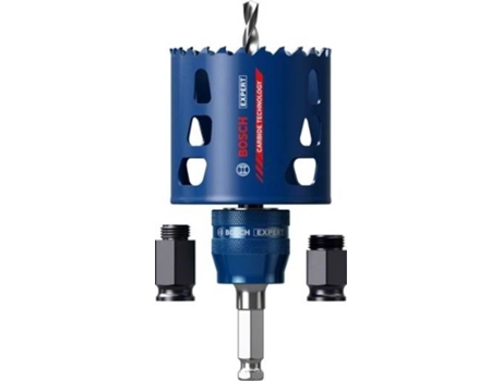 Conjunto de Iniciación BOSCH de Sierra Craneana Expert Tough Material 68x60 mm para Taladros de Impacto