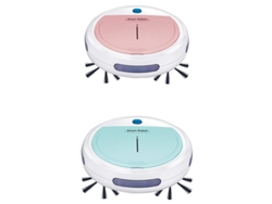 Robot Er/aspiradora/fregona 3 en 1, Robot aspirador inteligente automático recargable, succión de limpieza de bordes para pelo de mascota, C