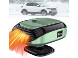 Calentador de coche de 12 V, calentamiento rápido, descongelador y desempañador de parabrisas (verde) Cuich