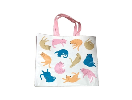 Bolsa de Compras PUCKATOR Rpet Cats Life Polietileno