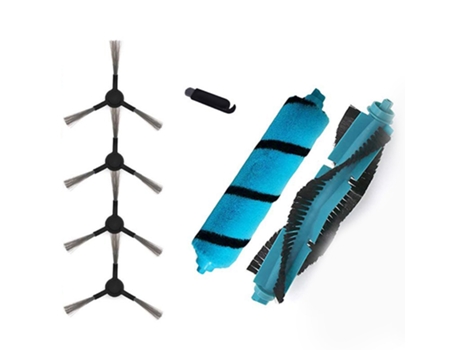 Accesorios para rodillo cepillo suave Cepillo Lateral aspiradora robótica para Conga 3490 4090 5090 aspiradora Xiaomi Styj02Ym