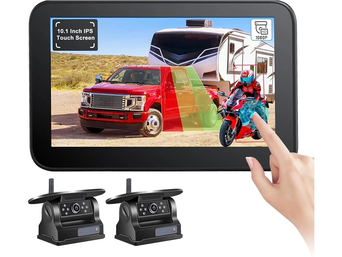 Monitor Digital Inalámbrico Con Pantalla Táctil De 10,1 Pulgadas Con Detección Por Ia.