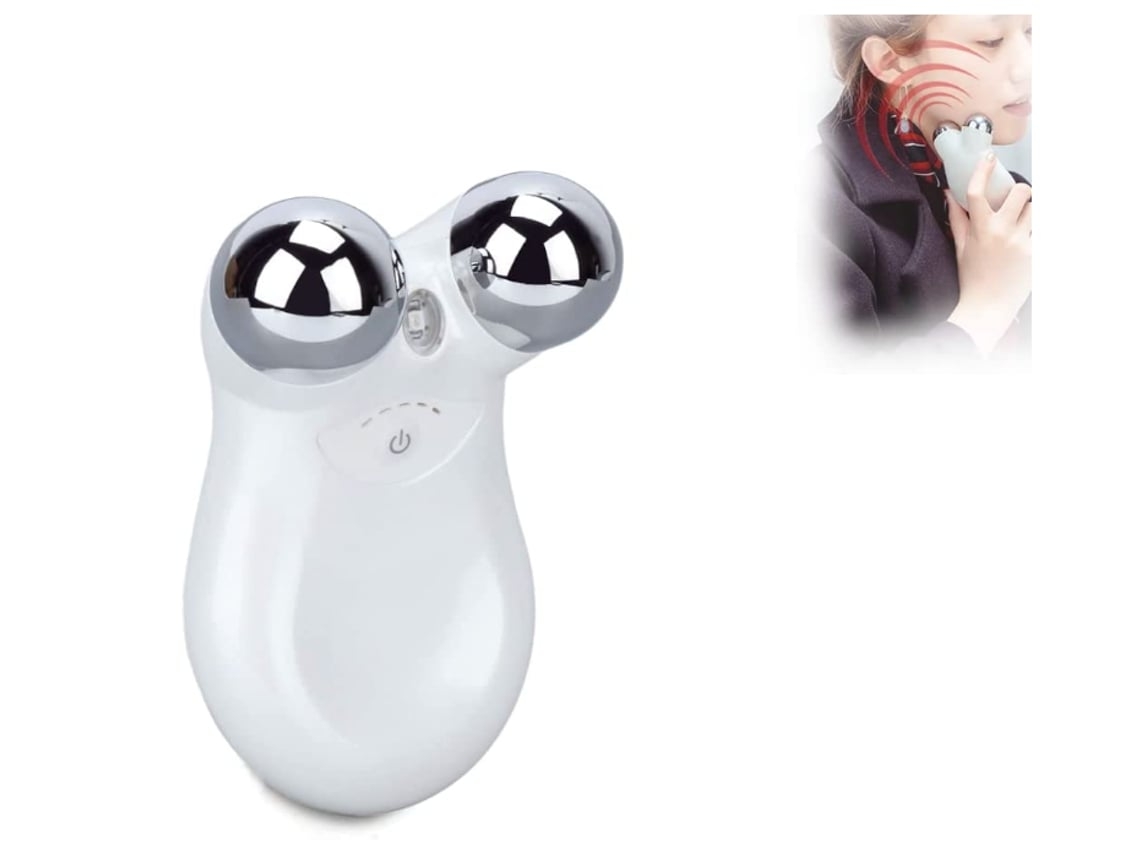 Dispositivo eléctrico para eliminar arrugas faciales, lifting facial 3D en forma de Y, masajeador eléctrico, blanco Chennnls