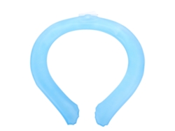 Tubo De Enfriamiento Para El Cuello Reutilizable Con Cristales De Hielo Para Actividades Al Aire Libre En Verano - Azul