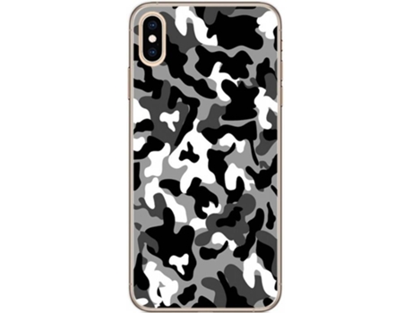 Carcasa iPhone XS Max TUMUNDOSMARTPHONE Snow Camuflaje Multicolor