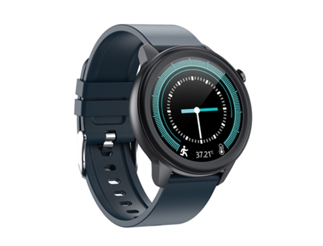 Smartwatch, pantalla táctil HD de círculo completo de 1,3 pulgadas, resistente al agua IP68, azul CHRONUS