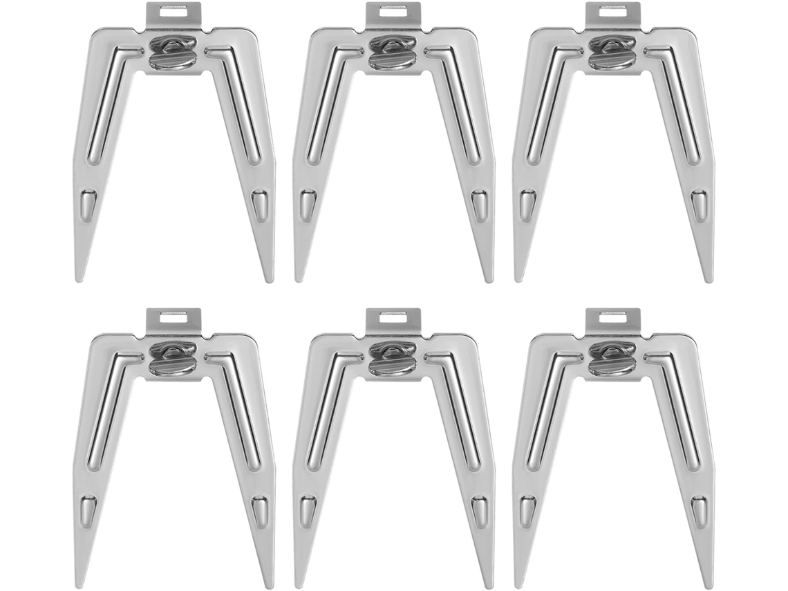 Juego De 6 Tenedores De Acero Inoxidable Para Asador, Accesorios De Cocina.