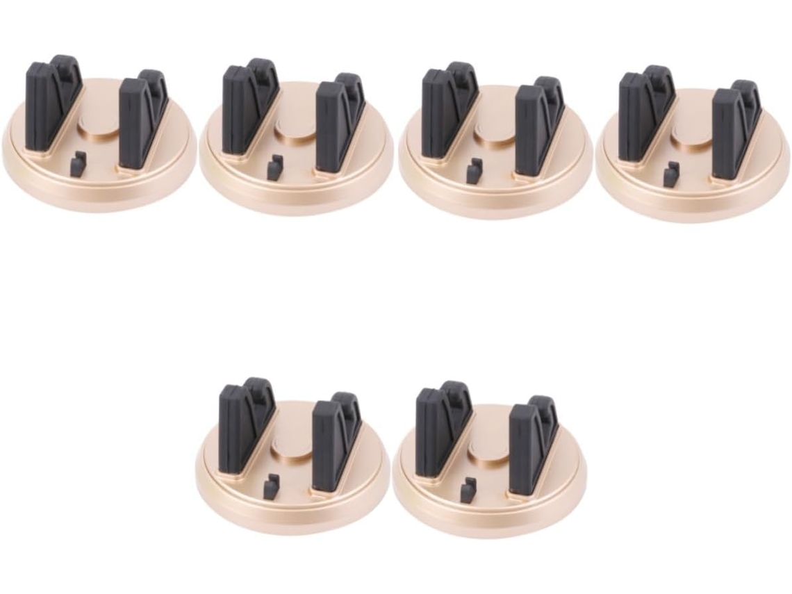 Suporte Para Celular Veicular, Conjunto De 6 Peças, Base Giratória 360°