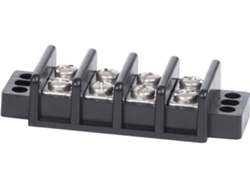Tomada Elétrica BLUE SEA Terminal Block 30A 4 Circuit Negro