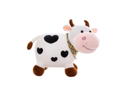 Muñeca de vaca de peluche de 35 cm, muñeca de vaca cariñosa
