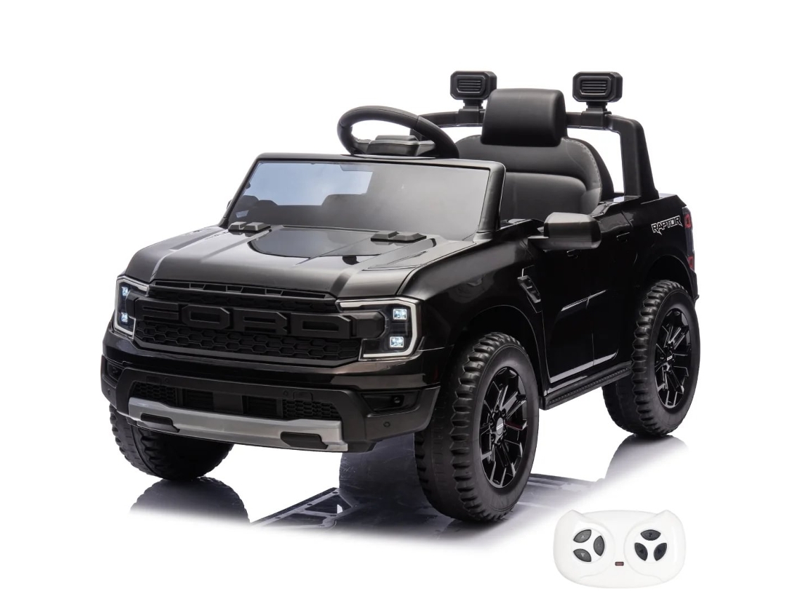Vehículo Eléctrico Para Niños  - Ford Raptor 12v - 1 A 5 Años - Negro
