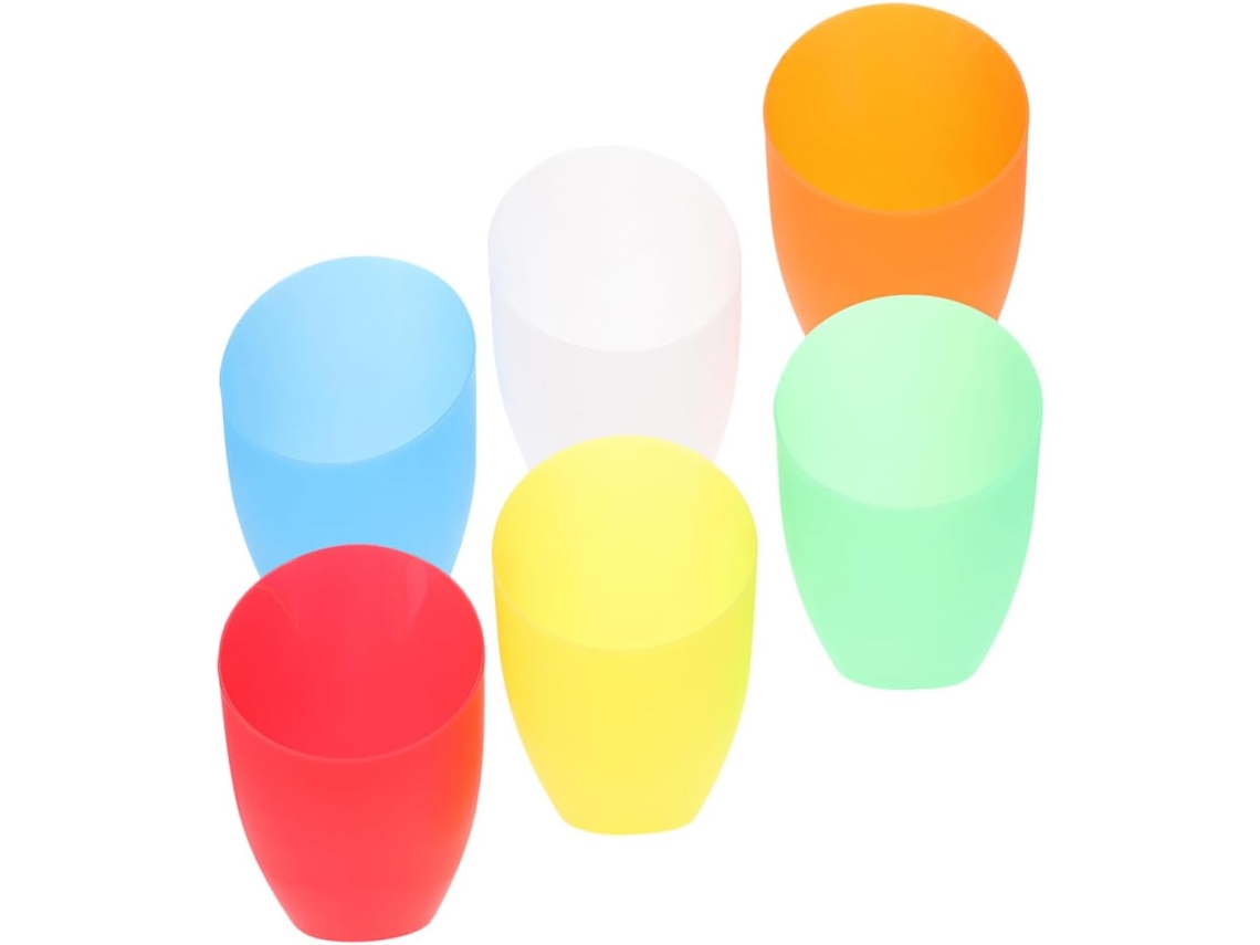 Juego de 6 accesorios de plástico elegantes y funcionales para reemplazar el ángulo de las lámparas de mesa. SFUSHOS