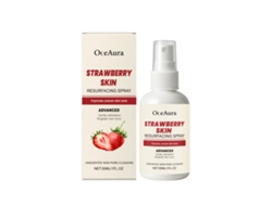 Spray corporal hidratante con aroma a fresa para la piel.