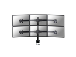 Soporte de Mesa NEWSTAR FPMA-D700D6 (Ajustable - 19'' a 27'' - Hasta 8 kg)