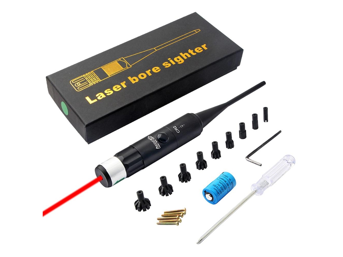 Kit De Alinhamento De Mira Verde Com Adaptadores E Botão Grande