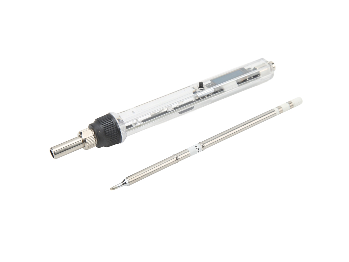 Plancha de soldadura eléctrica de calentamiento rápido con pantalla digital de 0,91 pulgadas, portátil, DC12-24V