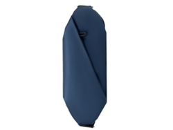 Bolso De Hombre De Piel Sintética Con Estampado De Marsupial, Impermeable, Estilo Casual Para Exteriores, Color Azul.