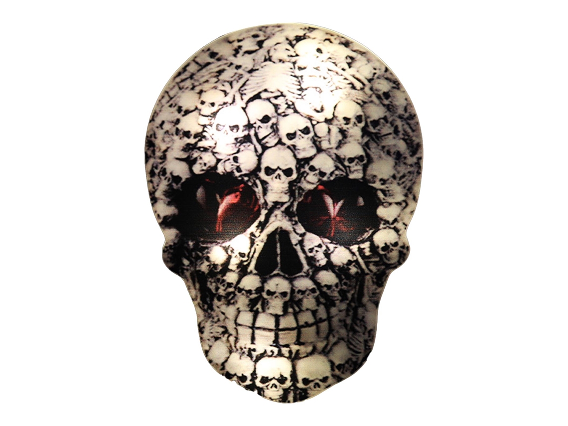 Luces Led Recargables Con Forma De Calavera Con Batería Para Decoración De Halloween, Festivales, Fiestas, Diseño De Calavera A
