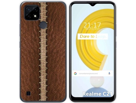 Carcasa Realme C21 TUMUNDOSMARTPHONE Cuero 01 Multicolor