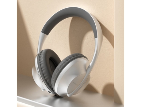 Auriculares Bluetooth Reducción de ruido inalámbrico Juego montado en la cabeza Universal Plata