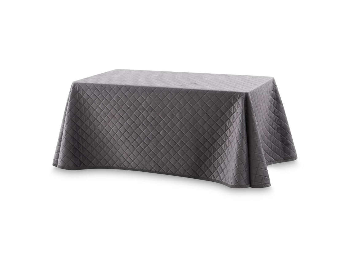 Lanovenanube Falda Camilla Velvet Acolchada Rectangular Gris, 60x100
