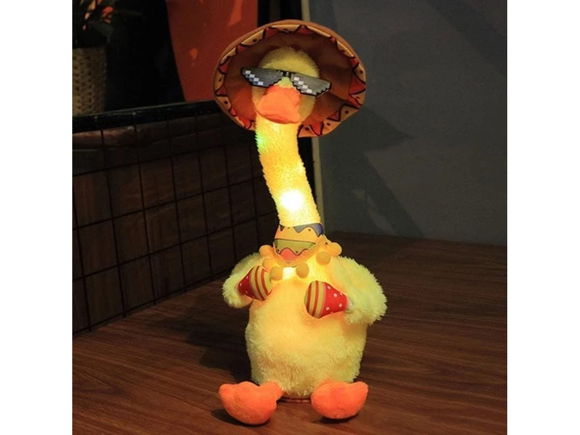 Pato De Peluche Cantante, Pato De Peluche Bailarín Con 120 Canciones En Inglés Para Decoración Y Regalo Para Niños.