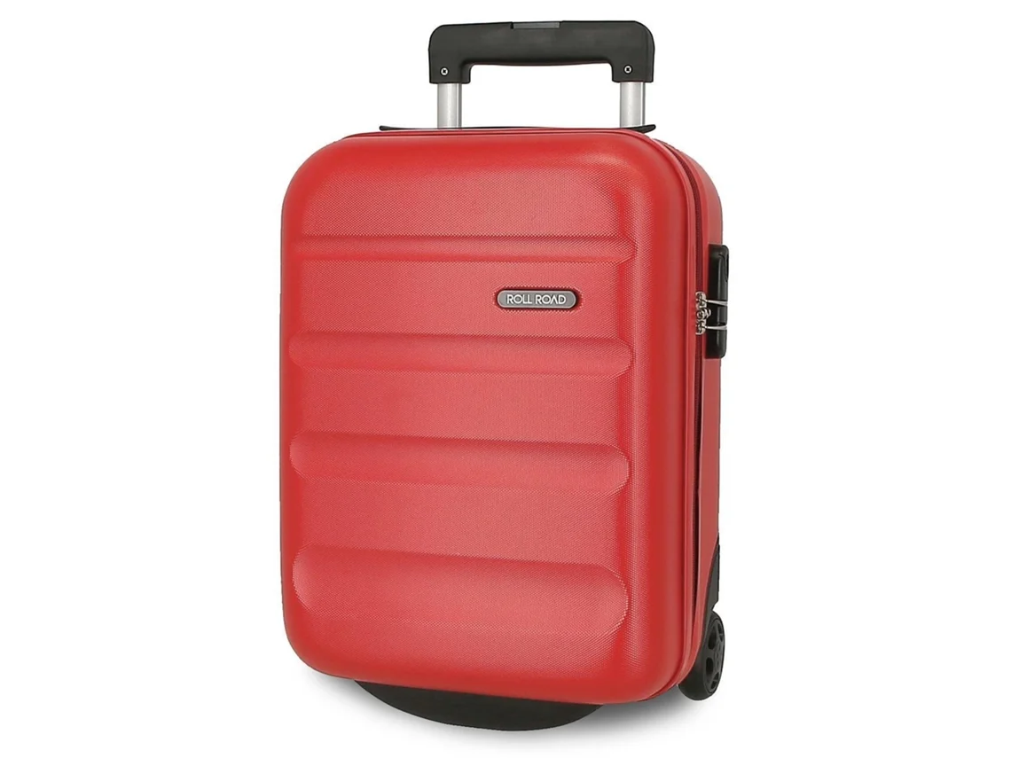Maleta de cabina ROLL ROAD Flex Roja (31x40x20cm - 33L)
