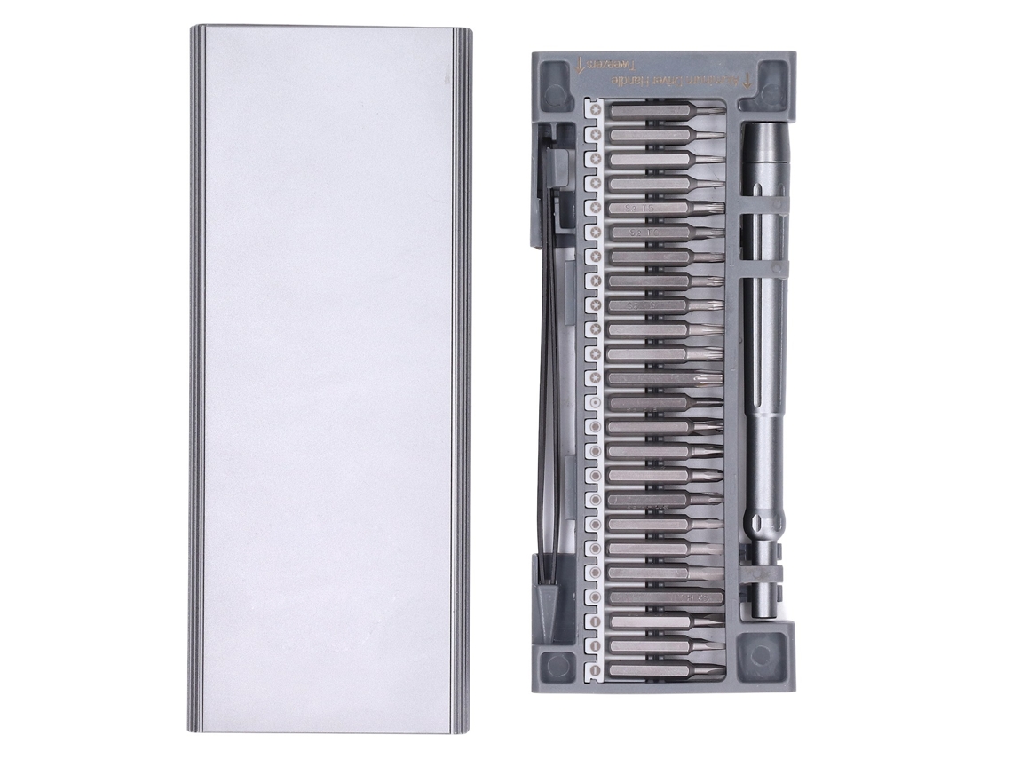 Kit De Herramientas De Reparación Electrónica 50 En 1 Llave De Tornillo Magnética S2 Acero Inoxidable Mini Precisión