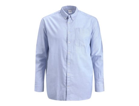Camisa JACK & JONES Hombre (4XL - Azul)