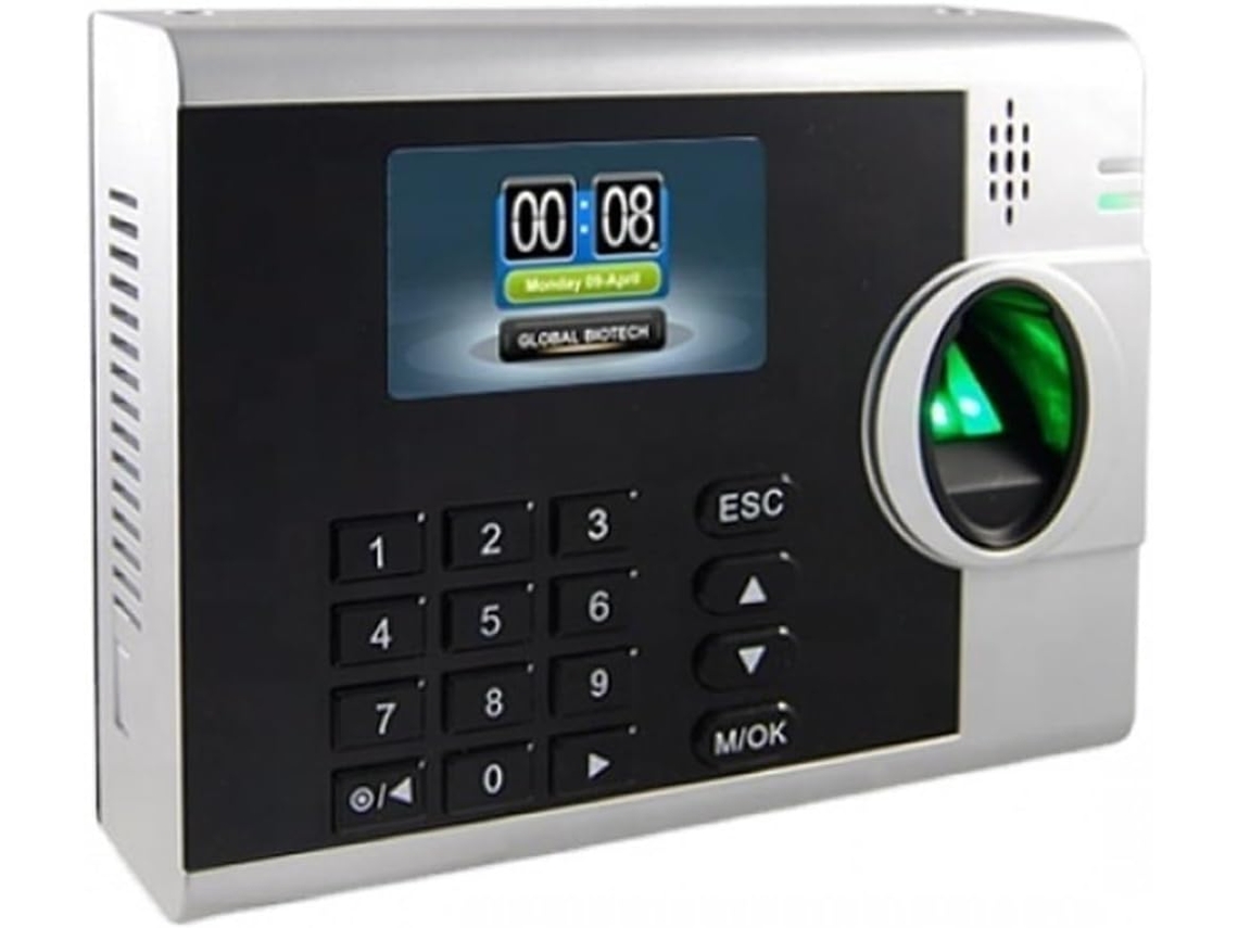 Reloj De Fichaje Para Empleados De Pequeñas Empresas, Pantalla Lcd Tft
