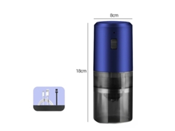 Molinillo de café eléctrico Yizhood con grosor ajustable (azul)