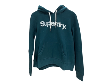 Sudadera con capucha para mujer SUPERDRY Metallic Core (XS)