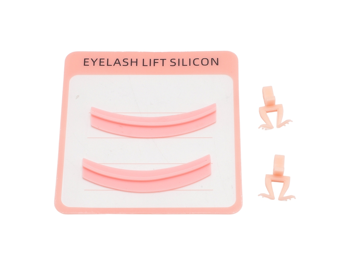 Herramienta de silicona lavable, reutilizable y eficiente para separar pestañas y extensiones - Rosa