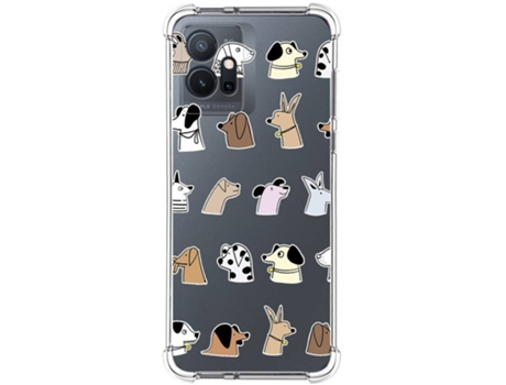 Carcasa para Vivo Y55 5G TUMUNDOSMARTPHONE Dibujos Antigolpes Perros Multicolor