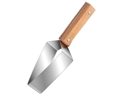 Cortador triangular de acero inoxidable para sandía, ensalada y melón, ideal para cortar y rebanar fruta en cubos.