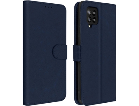 Funda Samsung Galaxy A42 5G AVIZAR Libro Billetera Azul Oscuro