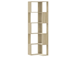 Maison Exclusive - Estantería De Esquina 5 Niveles Madera Roble Sonoma 50x50x179cm
