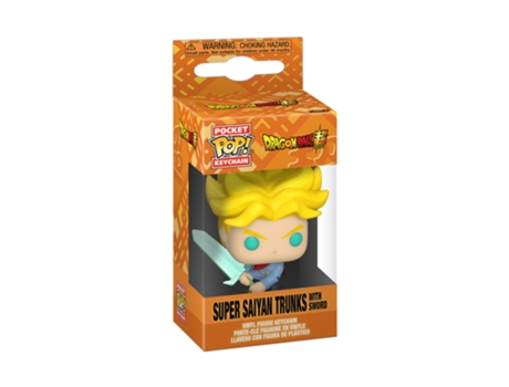 Figura FUNKO POP Keychain: Dragon Ball Super – Super Saiyan Trunks w/ Sword