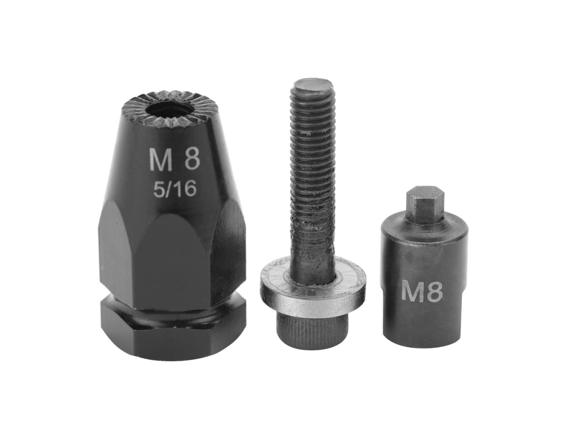 Punta De Pistola Neumática Para Remaches Con Cabeza De Tuerca Remachable (vástago De Abrazadera Hexagonal M8)
