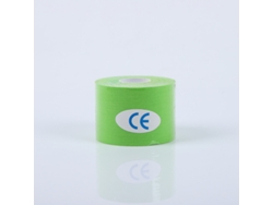Cinta kinesiológica para lifting facial, contorno en V, cuello y contorno de ojos. Mdug (verde, 7,5 cm x 5 cm)