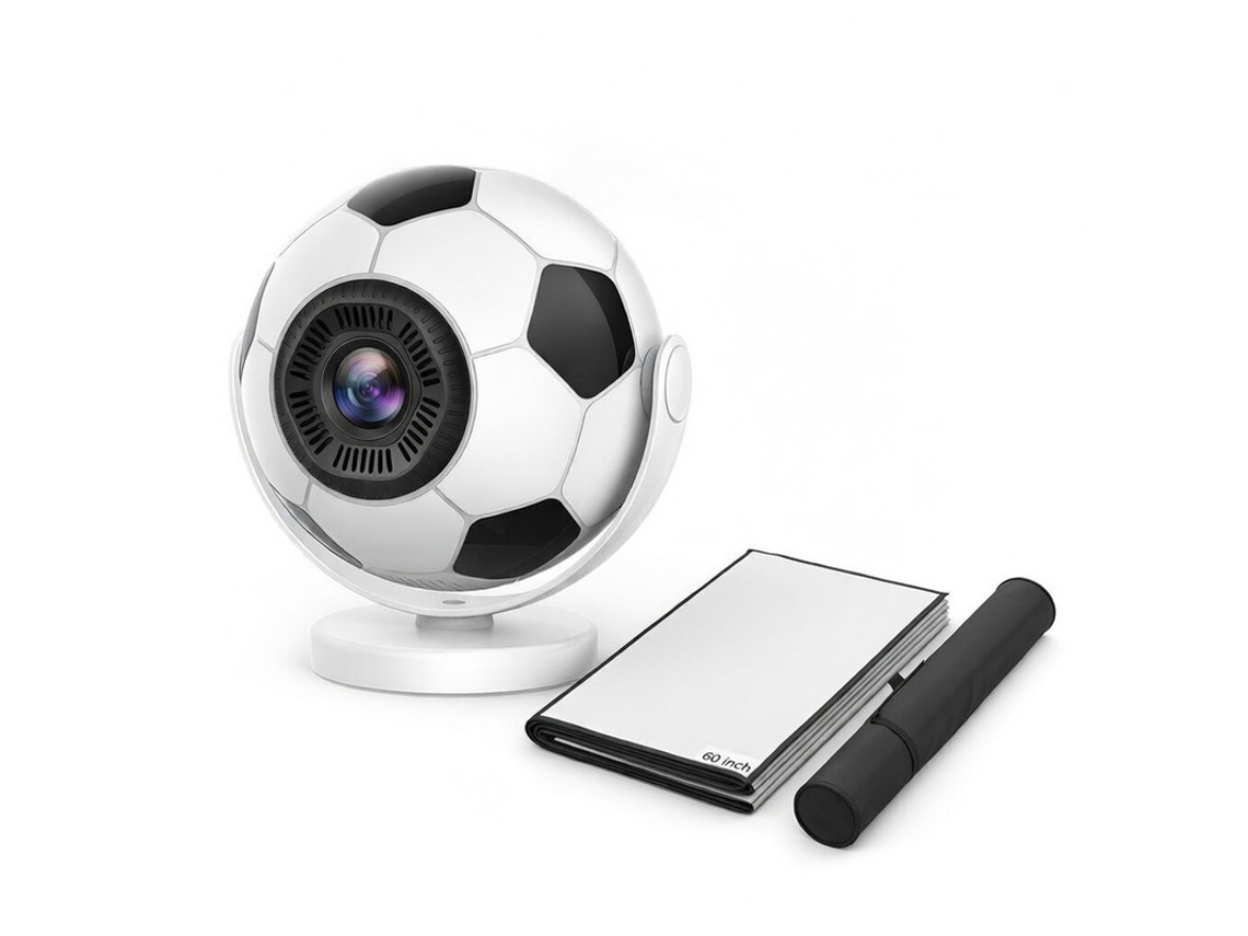 Proyector inteligente Szsmart Hy300f, Mundial de Fútbol 2026, 720p nativo, 170 ANSI, Android 14+, pantalla de 60''