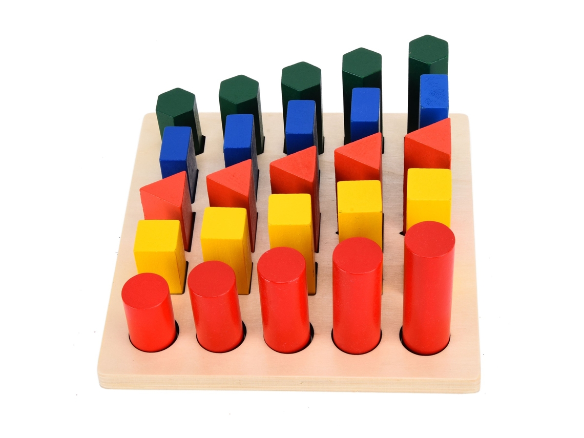 Juguete Montessori De Madera Para Clasificar Con Formas Geométricas Para Niños Mayores De 3 Años.