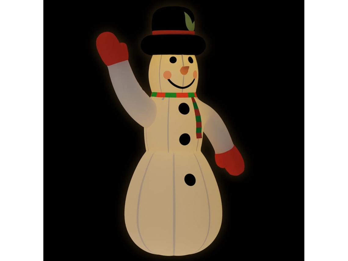 Muñeco De Nieve Inflable VIDAXL