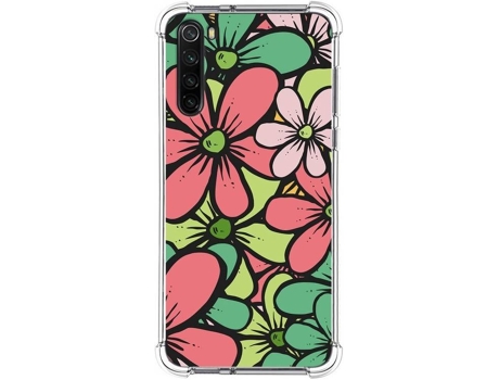 Carcasa Xiaomi Redmi Note 8 (2019/2021) TUMUNDOSMARTPHONE Dibujos Antigolpes Flores 02 Multicolor
